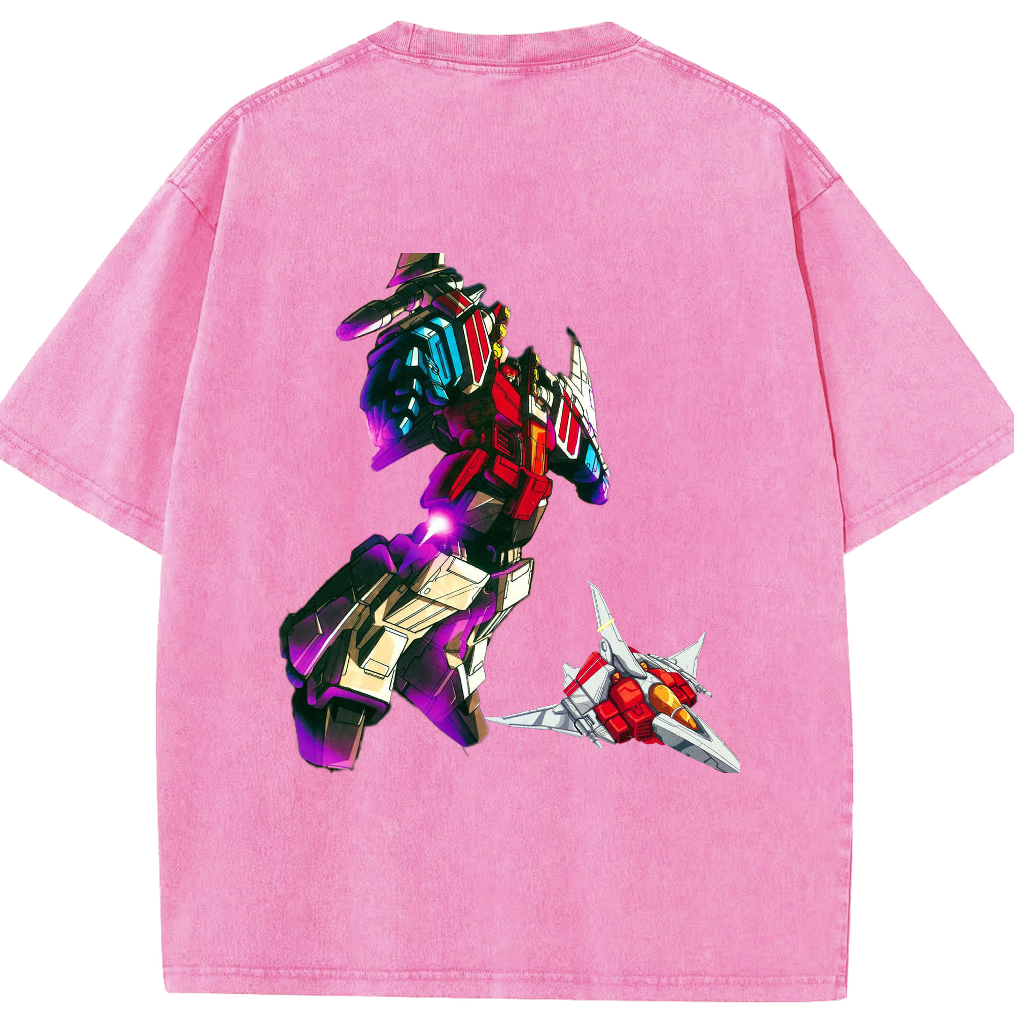 （画像用）  綿100% ヴィンテージ風 半袖Tシャツ（背面プリント）
